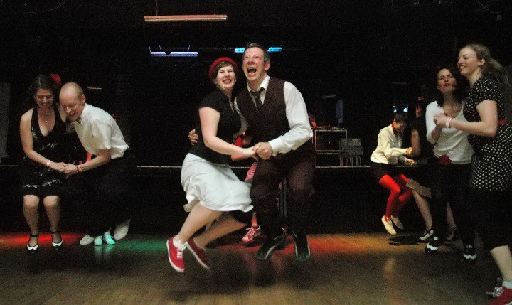 Performing with Swing Dance Bristol (image credit Christopher Allen)